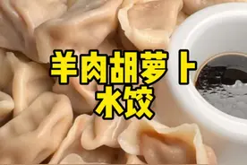 羊肉胡萝卜水饺好吃有诀窍，肉馅鲜嫩多汁，不膻不柴。全家人都喜欢吃#小熊粗中细绞肉机  #双11星选好物  #大地食装秀视频封面