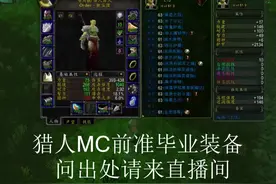猎人进MC前准毕业装备，这要是开奥山是有多爽。视频封面