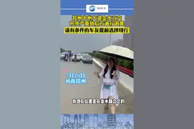 郑州市中州大道金水立交桥上积水严重通行困难，请有条件的车友提前绕行。视频封面
