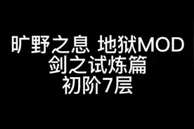 旷野之息地狱MOD剑之试炼#塞尔达传说旷野之息视频封面