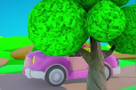 小猴子又来到森林里面和动物们一起开心的玩耍啦！