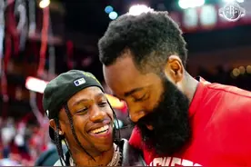 登哥发文祝自己兄弟#travisscott 生日快乐#哈登 #热门nba视频封面