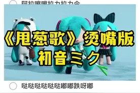 歌是好歌，就是挺费嘴的 #甩葱歌 #初音未来 #甩葱歌中文版 #伴奏 #合唱合拍  