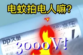 电蚊拍电压3000V！可以用手碰吗？#星河知识计划 #璀璨科学星 @抖音青少年 #360行在抖音 #涨知识 视频封面