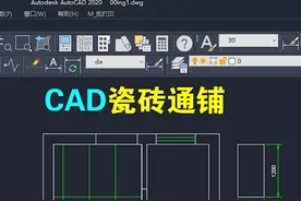 CAD通铺瓷砖1200X600mm#cad画图 #cad教程 #全屋定制 #家装装修 #室内设计 #通铺地砖 #cad零基础学习教程 #同城 