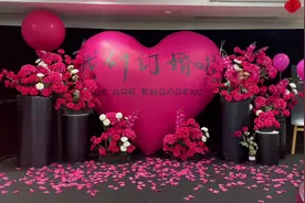 王聪💗赵妮#订婚宴 玫红与黑 太好看了叭～^_^