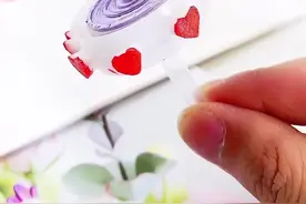 自制滚动印章❤️用完的胶带还能这么玩呢视频封面