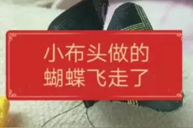 家里的小碎布头别扔，用它做个立体的小蝴蝶，偏偏起舞…#手工布艺 #爱手工爱生活 #创意手工 @苗老大 @抖音短视频 @陈春丽 