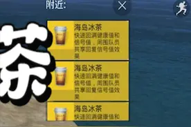 全新补给品“海岛冰茶”，效果比医疗箱还要好！#和平精英 #游戏 #手机游戏 #吃鸡日常