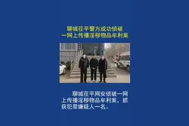 聊城茌平警方成功侦破一网上传播淫秽物品牟利案#严厉打击违法犯罪视频封面