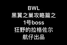 BWL黑翼之巢一号BOSS狂野的拉佐格尔击杀攻略。视频封面