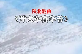 #陕北酸曲《开大车真辛苦》#陕北民歌#陕北小调#内蒙调#卡车司机 你们辛苦了视频封面