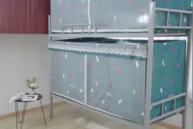 学生蚊帐遮光防尘上下铺子母床蚊帐安装视频教程#学生蚊帐热门视频封面
