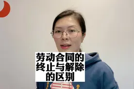 劳动合同终止和解除的区别#法律 #职场视频封面