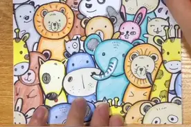 方便大家观看～来个完整版的！#我有新花样 #动物简笔画 #动物园的动物 @抖音短视频视频封面