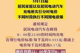 夜间优惠30%！山东5月1日起实施！#最新消息视频封面