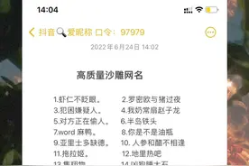 沙雕网名合集 网名生成#谐音梗网名 #游戏🆔#谐音梗视频封面