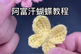 阿富汗针法蝴蝶结教程#钩针编织 #爱生活爱编织 #手工diy #零基础学钩针