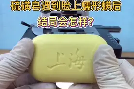 你们想看的硫磺皂来了#硫磺皂 #微观世界 #内容过于真实