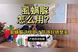 用了虱螨脲，为什么还是有锈壁虱？#卢老师讲干货 #卢老师讲用药视频封面