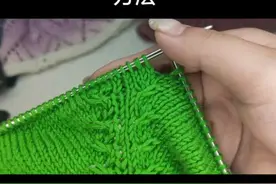 从上往下织小燕子加针方法#传承手工编织 @锦蕊手工编织视频封面