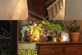 旧柜子，不要丢，稍微改造下就好了！#旧物改造 #画画@DOU+小助手视频封面
