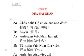 对话练习：过海关#越南语入门视频封面