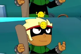 以前不懂大大怪和小小怪的友谊#动漫 #开心超人 这算是大大怪被门夹掉的颜值吗？@抖音短视频