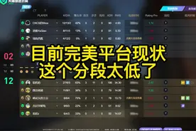 目前完美平台现状，这个分段太低了！#csgo0327视频封面