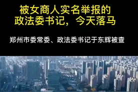 被女商人实名举报的政法委书记，今天落马视频封面