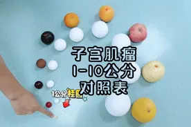子宫肌瘤5公分有多大，1-10公分对照表来了#子宫肌瘤视频封面