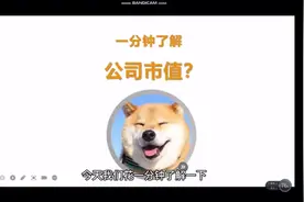 一分钟了解公司市值 #金融 #股票视频封面