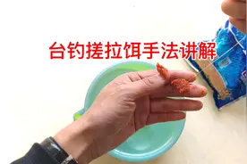 台钓初学者如何开饵的正确方法，以及搓饵和拉饵上饵的正确手法视频封面