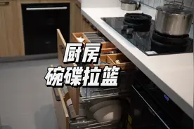 我家厨房碗碟拉篮分享，跟洗碗机绝配呀，最大限度利用收纳空间视频封面