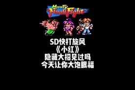 SD快打旋风，小红隐藏大招你会吗？#游戏 #怀旧游戏 #童年游戏视频封面