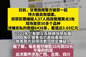 震惊！甘肃陇南破获3.65亿假烟大案#醉美肃州 #烟草 #令人震惊 #社会百态视频封面