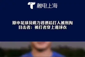 #原申花球员姚力君酒后打人被刑拘 目击者：被打者穿#上港 球衣#申花 #姚力君 #足球 @警民直通车-上海视频封面
