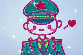 超级帅的军人叔叔！#简笔画 #手绘 #儿童简笔画 #幼儿简笔画 #简笔画教程 #画画 #儿童画 #亲子教育