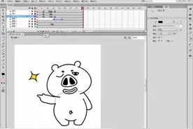 猪鼻熊微信表情在制作中