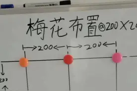 钎探布点，桩，梁墙的拉勾经常会用到梅花布置，你学会了吗？#建筑图纸 #识图 #建筑识图 #梁 #施工视频封面
