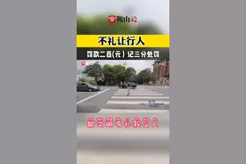 【做文明有礼鞍山人】不礼让行人篇#文明 #鞍山 视频封面