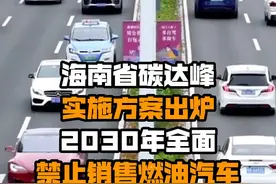海南省碳达峰实施方案出炉 2030年全面禁止销售燃油汽车视频封面