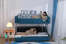 小户型多功能折叠沙发床双层上下铺可折叠#好物推荐🔥视频封面