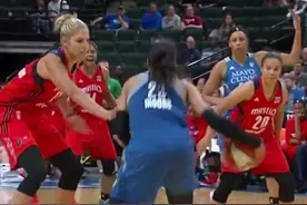 #WNBA#玛雅摩尔 这一套动作你们能做的这么丝滑吗？#打篮球的女生