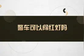 警车可以闯红灯吗#法律 #法律咨询视频封面