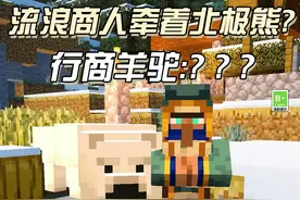 #我的世界 #我的世界Minecraft  流浪商人小知识你知道几个呢？怎么还会牵着北极熊？？！