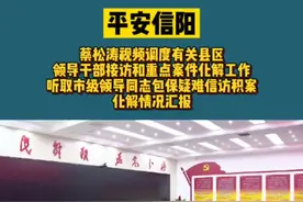 蔡松涛视频调度有关县区领导干部接访和重点案件化解工作、听取市级领导同志包保疑难信访积案化解情况汇报#平安信阳 #蔡松涛视频封面