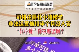 司机私自注册花小猪接单被扣车半月没人管，花小猪你在哪？#花小猪 #网约车 #网约车司机 #非法营运