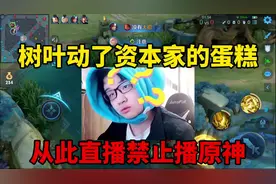 主播树叶触碰了资本家的蛋糕，从此禁止播原神！这样的警告格局呢视频封面