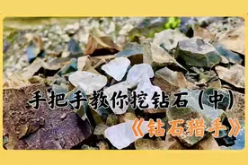 这种身边常见的石头，居然能挖出钻石！小姨子亲自教你怎么找钻石视频封面